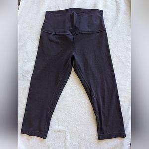Lululemon Align High Rise Crop Like New Navy size 10